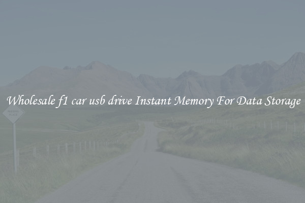 Wholesale f1 car usb drive Instant Memory For Data Storage