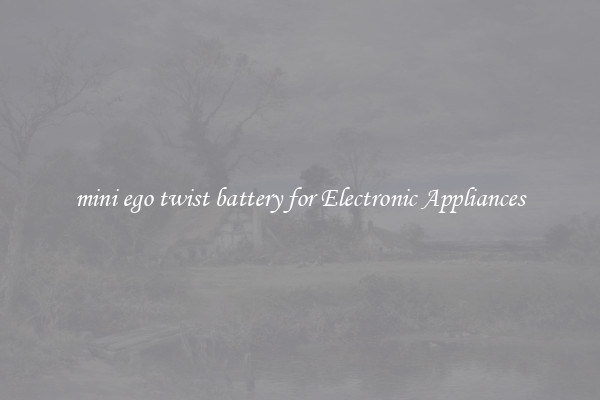 mini ego twist battery for Electronic Appliances